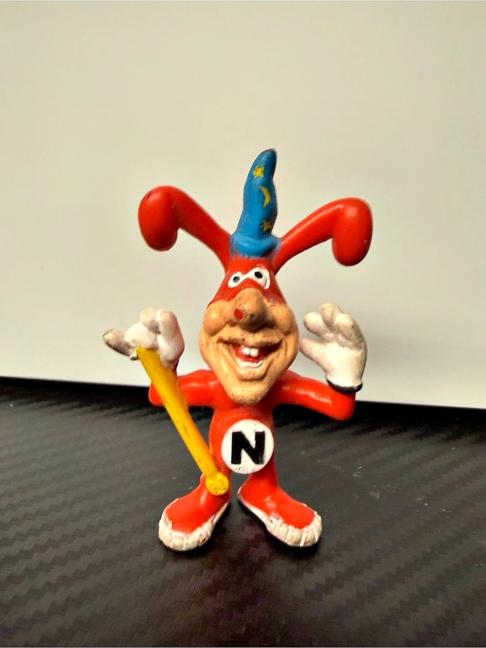 Domino's Pizza The Noid Wizard PVC Figure Red & Blue